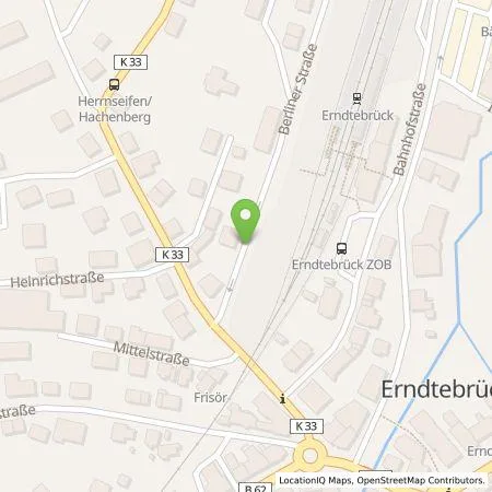 Standortübersicht der Tankstelle Westenergie Metering GmbH in 57339 Erndtebrück