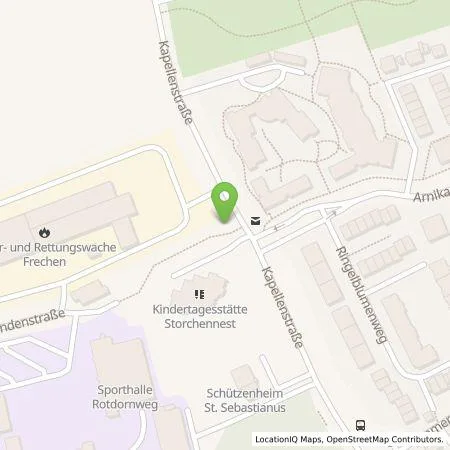 Standortübersicht der Tankstelle Westenergie Metering GmbH in 50226 Frechen