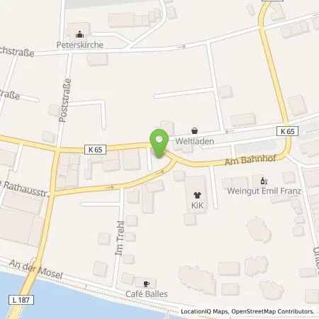 Standortübersicht der Tankstelle Westenergie Metering GmbH in 56841 Traben-Trarbach