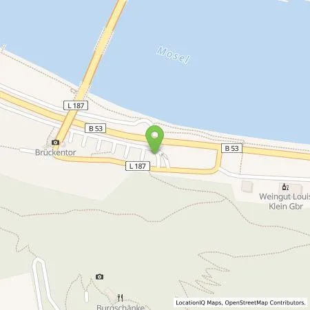 Standortübersicht der Tankstelle Westenergie Metering GmbH in 56841 Traben-Trarbach