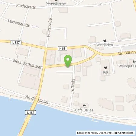 Standortübersicht der Tankstelle Westenergie Metering GmbH in 56841 Traben-Trarbach