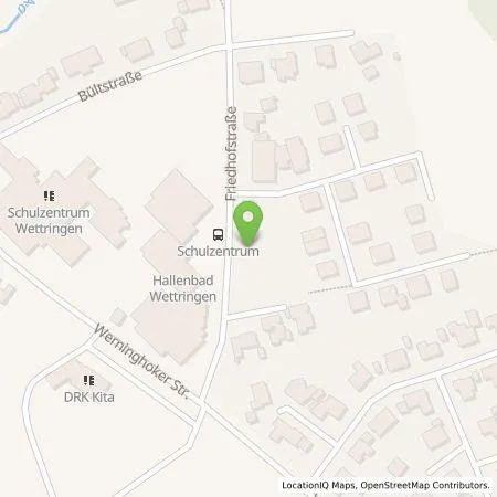 Standortübersicht der Tankstelle Westenergie Metering GmbH in 48493 Wettringen