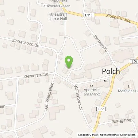 Standortübersicht der Tankstelle Westenergie Metering GmbH in 56751 Polch