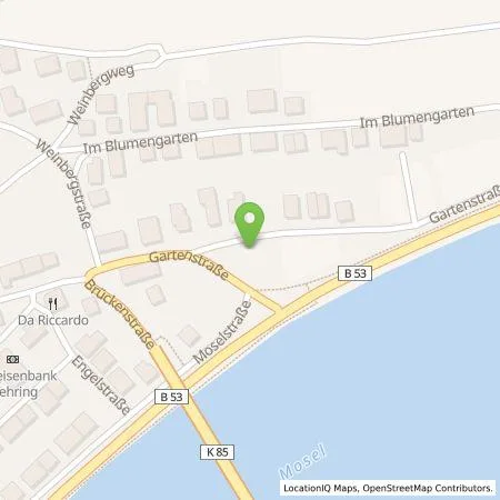 Standortübersicht der Tankstelle Westenergie Metering GmbH in 54346 Mehring