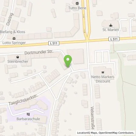 Standortübersicht der Tankstelle Westenergie Metering GmbH in 45731 Waltrop