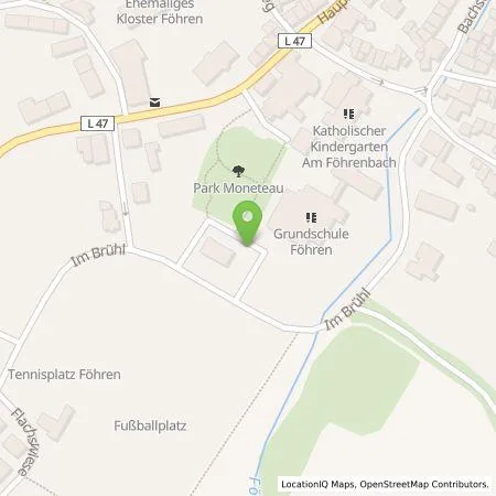 Standortübersicht der Tankstelle Westenergie Metering GmbH in 54343 Föhren