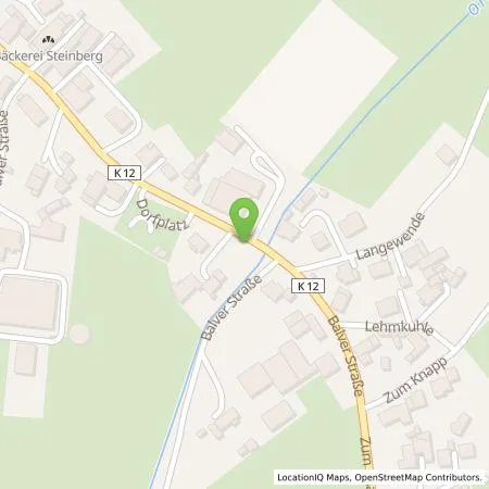 Standortübersicht der Tankstelle Westenergie Metering GmbH in 58802 Balve