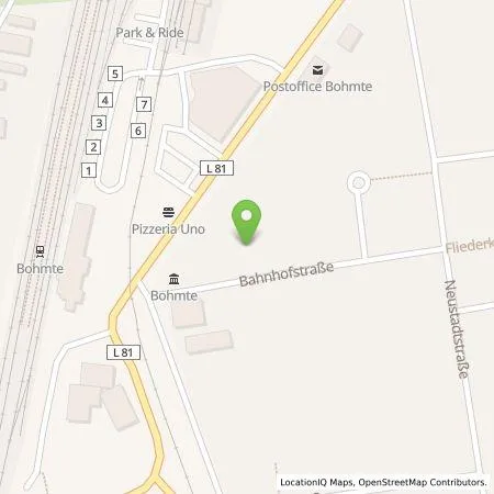 Standortübersicht der Tankstelle Westenergie Metering GmbH in 49163 Bohmte