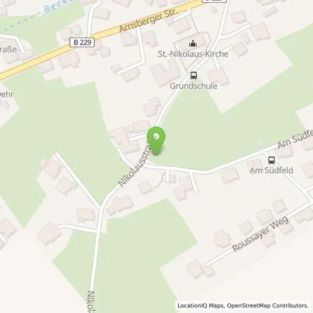 Standortübersicht der Tankstelle Westenergie Metering GmbH in 58802 Balve