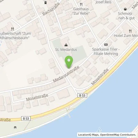 Standortübersicht der Tankstelle Westenergie Metering GmbH in 54346 Mehring