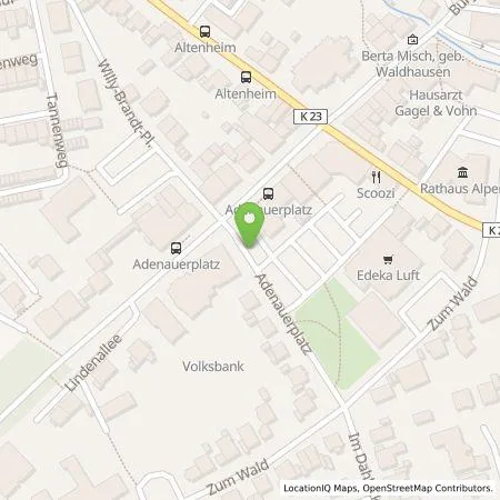 Standortübersicht der Tankstelle Westenergie Metering GmbH in 46519 Alpen