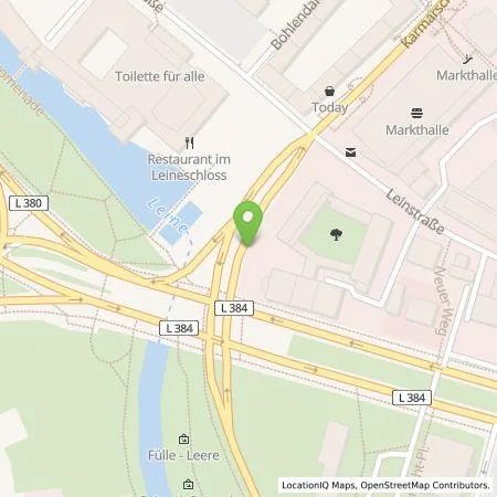 Standortübersicht der Tankstelle enercity AG in 30159 Hannover