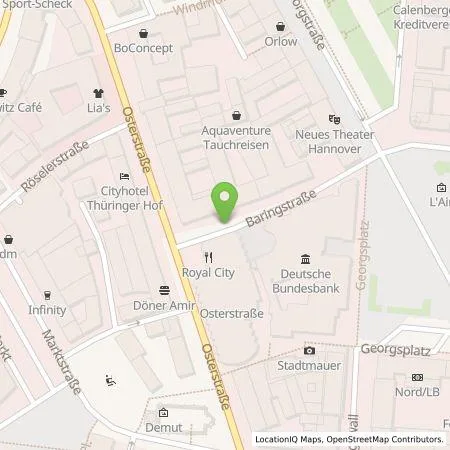 Standortübersicht der Tankstelle enercity AG in 30159 Hannover