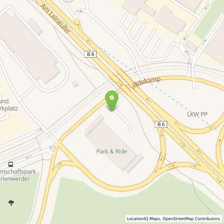 Standortübersicht der Tankstelle enercity AG in 30419 Hannover