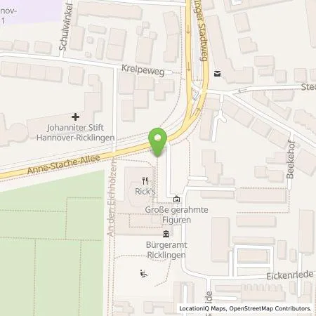 Standortübersicht der Tankstelle enercity AG in 30459 Hannover