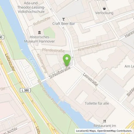 Standortübersicht der Tankstelle enercity AG in 30159 Hannover