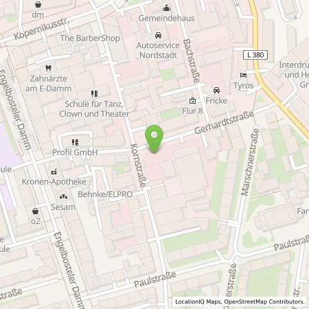 Standortübersicht der Tankstelle enercity AG in 30167 Hannover