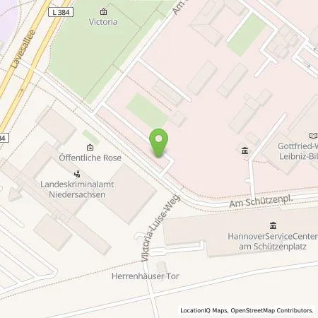 Standortübersicht der Tankstelle enercity AG in 30169 Hannover