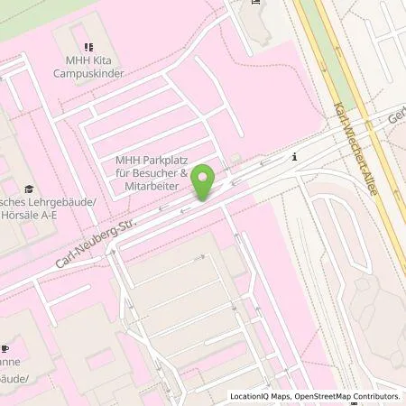 Standortübersicht der Tankstelle enercity AG in 30625 Hannover