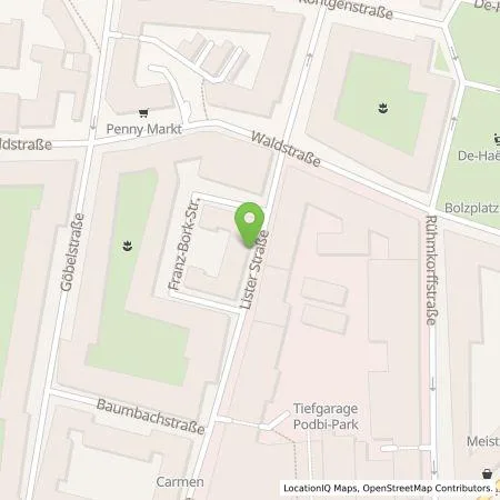 Standortübersicht der Tankstelle enercity AG in 30163 Hannover