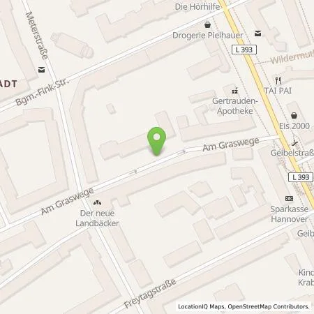 Standortübersicht der Tankstelle enercity AG in 30169 Hannover