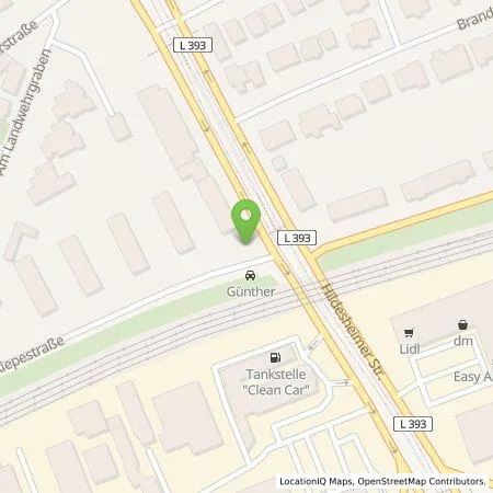 Standortübersicht der Tankstelle enercity AG in 30519 Hannover