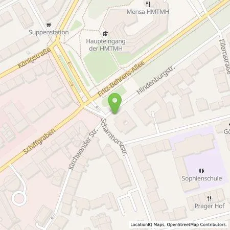 Standortübersicht der Tankstelle enercity AG in 30175 Hannover