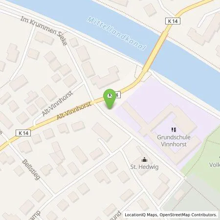 Standortübersicht der Tankstelle enercity AG in 30419 Hannover