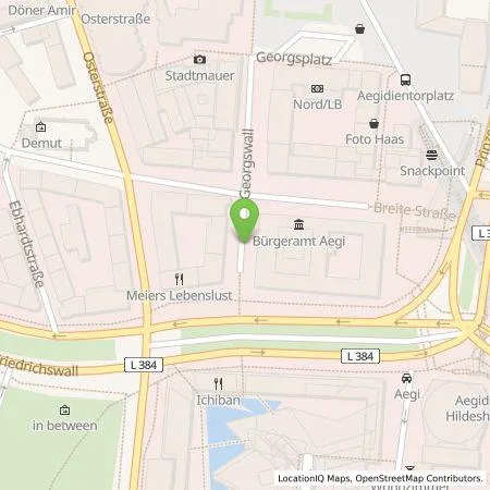 Standortübersicht der Tankstelle enercity AG in 30159 Hannover