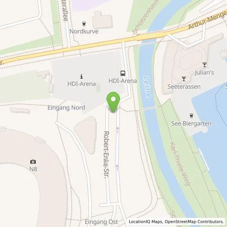 Standortübersicht der Tankstelle enercity AG in 30169 Hannover