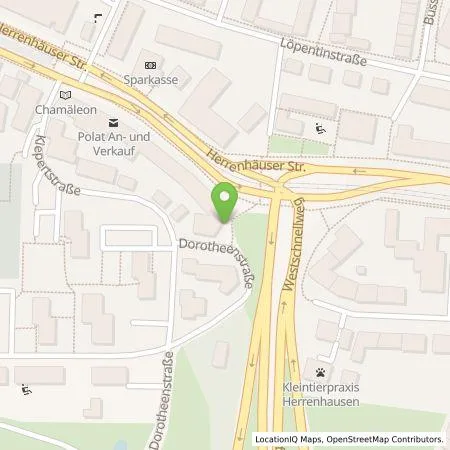 Standortübersicht der Tankstelle enercity AG in 30419 Hannover