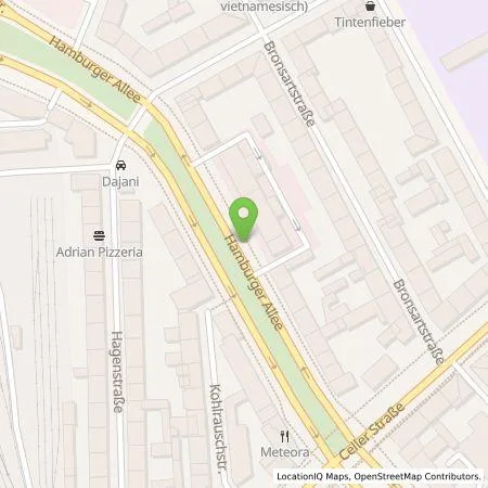 Standortübersicht der Tankstelle enercity AG in 30161 Hannover