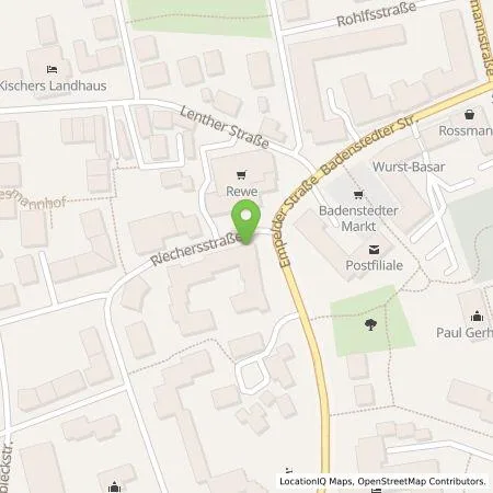 Standortübersicht der Tankstelle enercity AG in 30455 Hannover