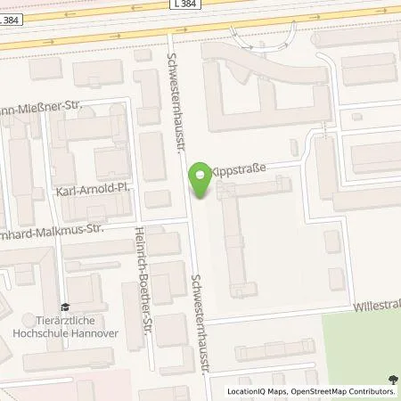 Standortübersicht der Tankstelle enercity AG in 30173 Hannover