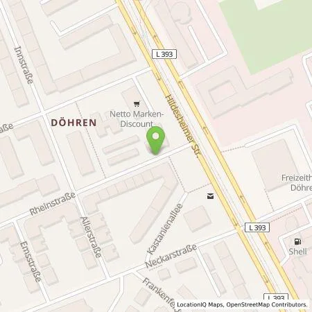 Standortübersicht der Tankstelle enercity AG in 30519 Hannover