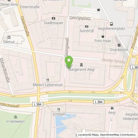 Standortübersicht der Tankstelle enercity AG in 30519 Hannover