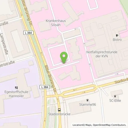 Standortübersicht der Tankstelle enercity AG in 30459 Hannover