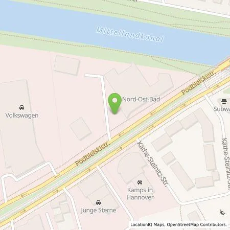 Standortübersicht der Tankstelle enercity AG in 30655 Hannover