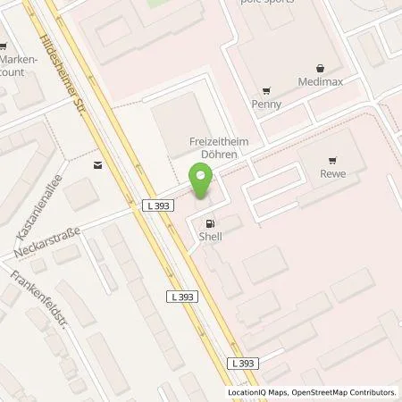 Standortübersicht der Tankstelle enercity AG in 30519 Hannover