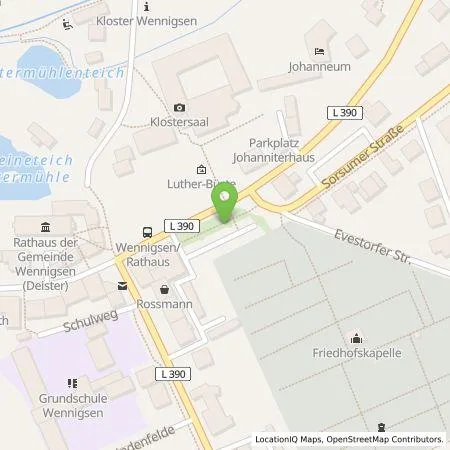 Standortübersicht der Tankstelle enercity AG in 30974 Wennigsen