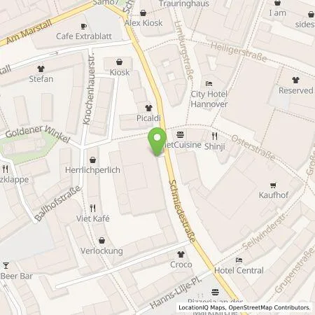 Standortübersicht der Tankstelle enercity AG in 30159 Hannover