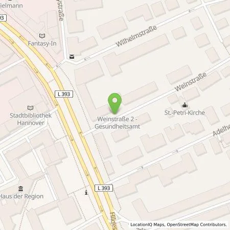 Standortübersicht der Tankstelle enercity AG in 30171 Hannover