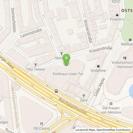 Standortübersicht der Tankstelle enercity AG in 30161 Hannover