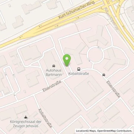 Standortübersicht der Tankstelle Energieservice Rhein-Main GmbH in 65428 Rüsselsheim am Main