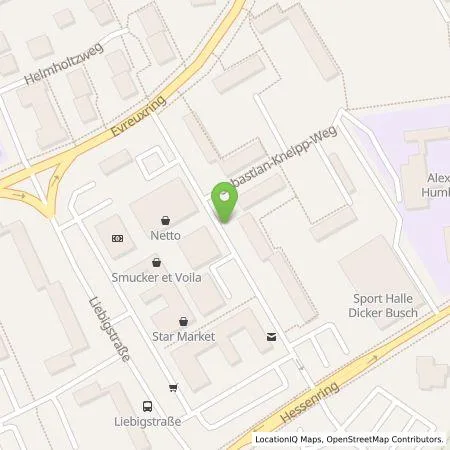 Standortübersicht der Tankstelle Energieservice Rhein-Main GmbH in 65428 Rüsselsheim am Main