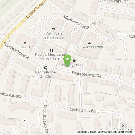 Standortübersicht der Tankstelle Energieservice Rhein-Main GmbH in 65428 Rüsselsheim am Main