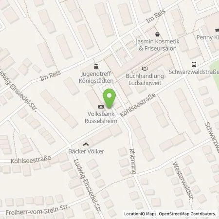 Standortübersicht der Tankstelle Energieservice Rhein-Main GmbH in 65428 Rüsselsheim am Main