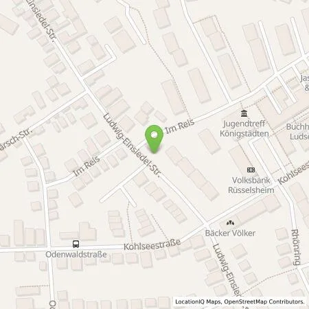 Standortübersicht der Tankstelle Energieservice Rhein-Main GmbH in 65428 Rüsselsheim am Main