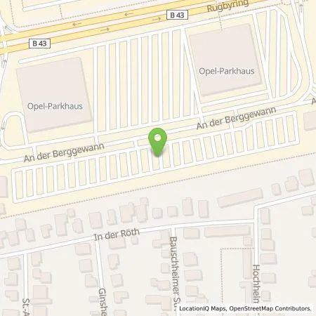 Standortübersicht der Tankstelle Energieservice Rhein-Main GmbH in 65428 Rüsselsheim am Main