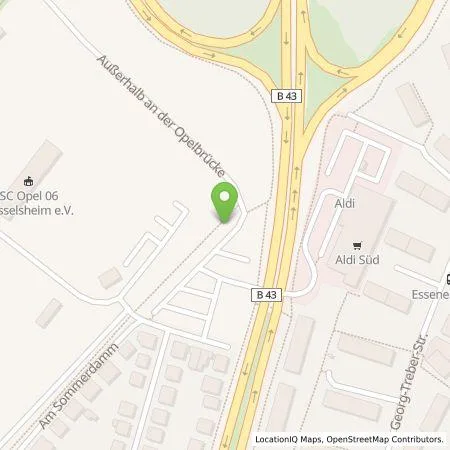 Standortübersicht der Tankstelle Energieservice Rhein-Main GmbH in 65428 Rüsselsheim am Main